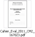 Cahier Evaluation CM2